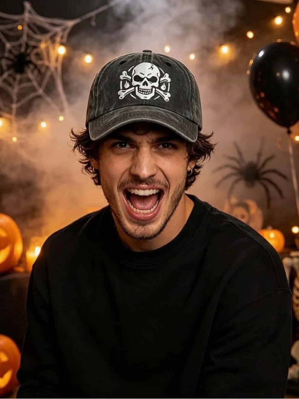 Skull Baseball Cap - Classic Casual Hat